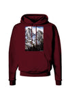 Mountain Landscape 2 Dark Hoodie Sweatshirt-Hoodie-TooLoud-Maroon-Small-Davson Sales