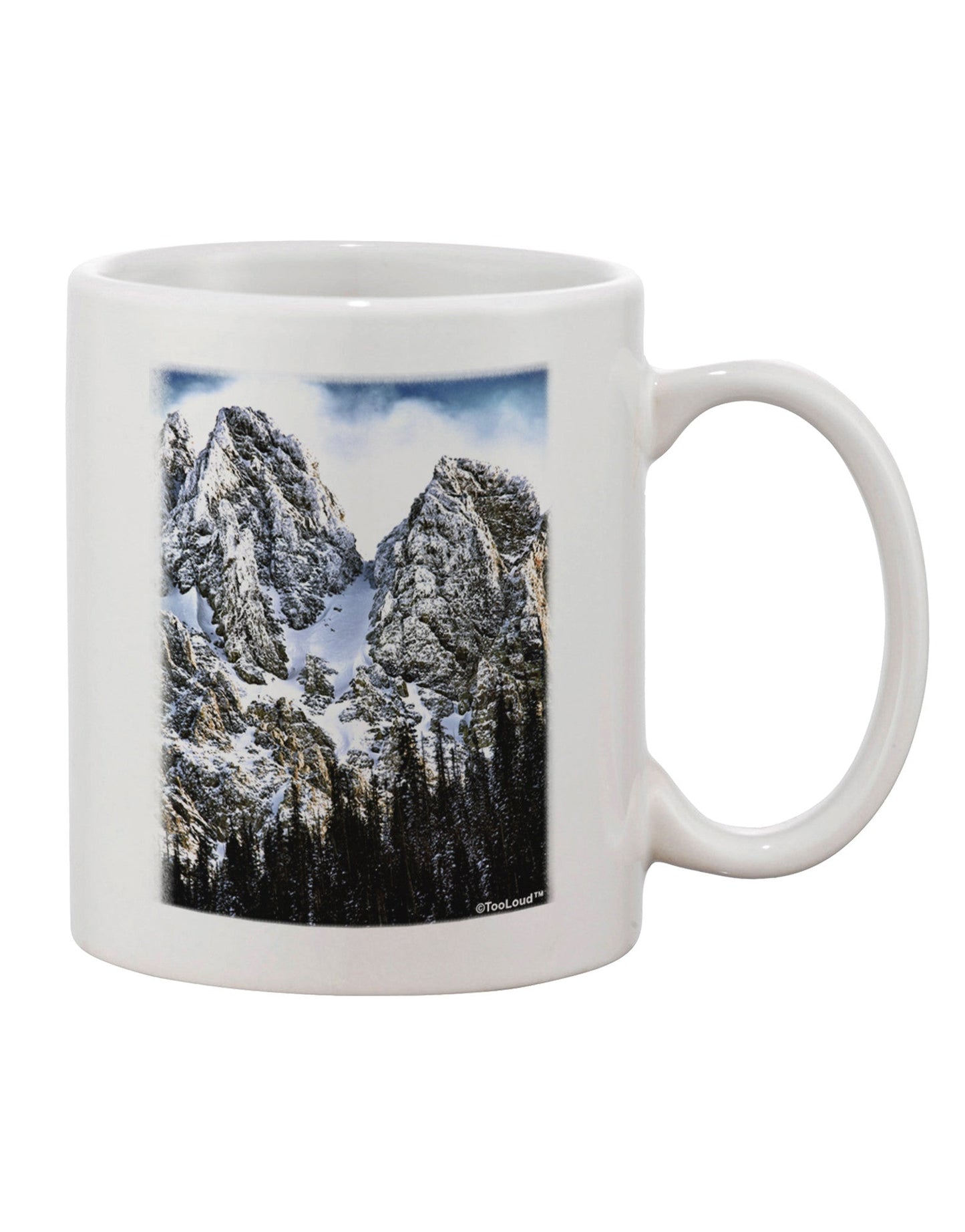 Mountain Landscape 2 - Exquisite 11 oz Coffee Mug TooLoud-11 OZ Coffee Mug-TooLoud-White-Davson Sales