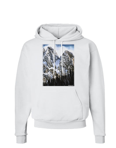 Mountain Landscape 2 Hoodie Sweatshirt-Hoodie-TooLoud-White-Small-Davson Sales