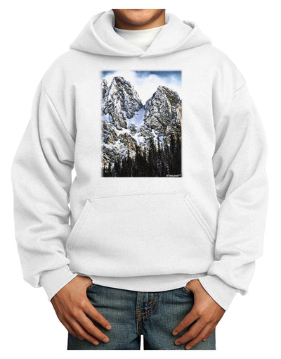 Mountain Landscape 2 Youth Hoodie Pullover Sweatshirt-Youth Hoodie-TooLoud-White-XS-Davson Sales