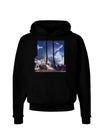 Mountain Pop Out Dark Hoodie Sweatshirt by TooLoud-Hoodie-TooLoud-Black-Small-Davson Sales