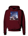 Mountain Pop Out Dark Hoodie Sweatshirt by TooLoud-Hoodie-TooLoud-Maroon-Small-Davson Sales