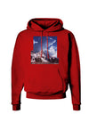 Mountain Pop Out Dark Hoodie Sweatshirt by TooLoud-Hoodie-TooLoud-Red-Small-Davson Sales