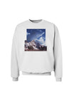 Mountain Pop Out Sweatshirt by TooLoud-Sweatshirts-TooLoud-White-Small-Davson Sales