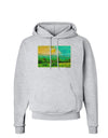 Mountain Sunset Watercolor Hoodie Sweatshirt-Hoodie-TooLoud-AshGray-Small-Davson Sales