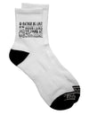 Mountain-Themed Dark Adult Socks - Perfect for Adventurous Souls - TooLoud-Socks-TooLoud-Short-Ladies-4-6-Davson Sales