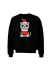 Mr. Whiskerton Santa Suit - Christmas Adult Dark Sweatshirt by TooLoud-Sweatshirts-TooLoud-Black-Small-Davson Sales