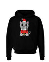 Mr. Whiskerton Santa Suit - Christmas Dark Hoodie Sweatshirt by TooLoud-Hoodie-TooLoud-Black-Small-Davson Sales