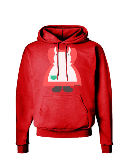 Mrs Santa Claus Character Body Christmas Dark Hoodie Sweatshirt-Hoodie-TooLoud-Red-Small-Davson Sales