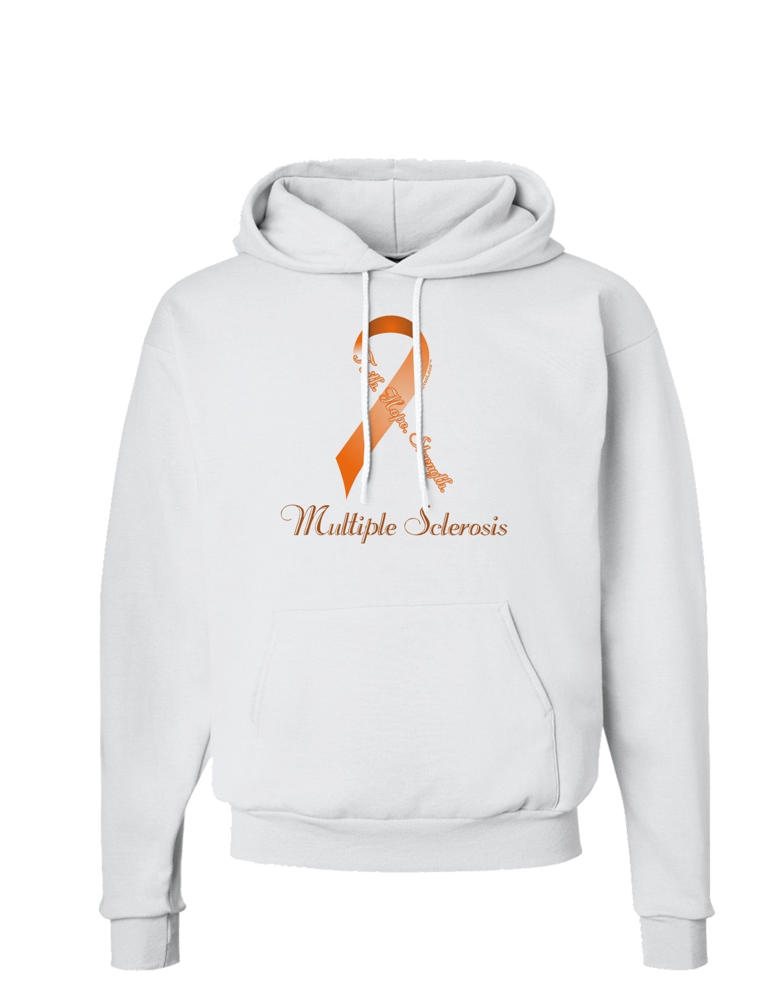 MS - Faith Hope Strength Hoodie Sweatshirt-Hoodie-TooLoud-White-Small-Davson Sales
