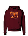 MS - I Am Strong Dark Hoodie Sweatshirt-Hoodie-TooLoud-Maroon-Small-Davson Sales