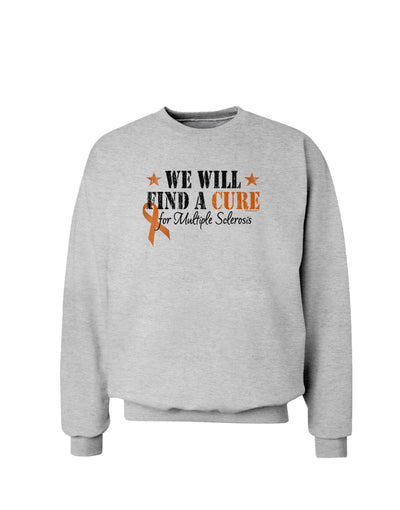 MS - We Will Find A Cure Sweatshirt-Sweatshirts-TooLoud-AshGray-Small-Davson Sales