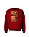 Mt Shavano Colorado Adult Dark Sweatshirt-Sweatshirts-TooLoud-Deep-Red-Small-Davson Sales