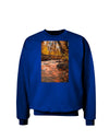 Mt Shavano Colorado Adult Dark Sweatshirt-Sweatshirts-TooLoud-Deep-Royal-Blue-Small-Davson Sales