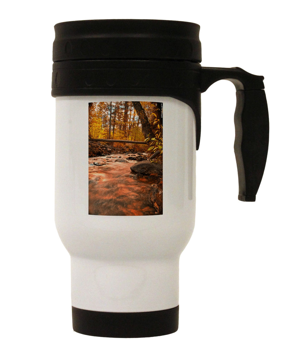 Mt Shavano Colorado Stainless Steel 14oz Travel Mug-Travel Mugs-TooLoud-White-Davson Sales