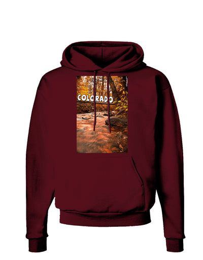 Mt Shavano Colorado Text Dark Hoodie Sweatshirt-Hoodie-TooLoud-Maroon-Small-Davson Sales