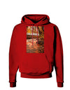 Mt Shavano Colorado Text Dark Hoodie Sweatshirt-Hoodie-TooLoud-Red-Small-Davson Sales