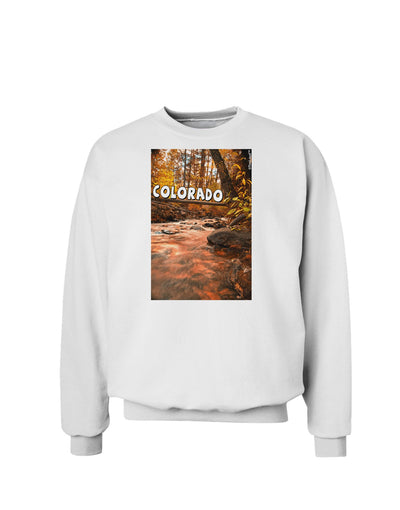 Mt Shavano Colorado Text Sweatshirt-Sweatshirts-TooLoud-White-Small-Davson Sales