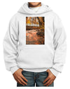 Mt Shavano Colorado Text Youth Hoodie Pullover Sweatshirt-Youth Hoodie-TooLoud-White-XS-Davson Sales