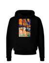 Mt Shavano Colorado Watercolor Dark Hoodie Sweatshirt-Hoodie-TooLoud-Black-Small-Davson Sales