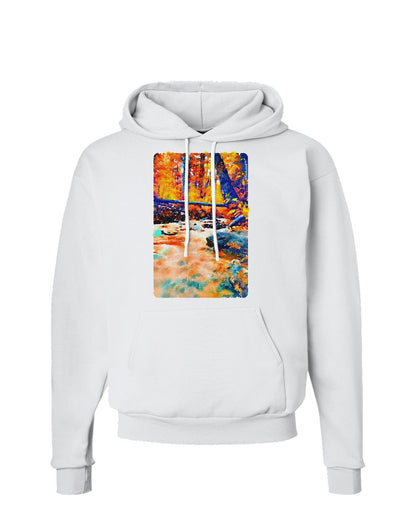 Mt Shavano Colorado Watercolor Hoodie Sweatshirt-Hoodie-TooLoud-White-Small-Davson Sales