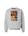 Mt Shavano Colorado Watercolor Sweatshirt-Sweatshirts-TooLoud-AshGray-Small-Davson Sales