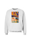 Mt Shavano Colorado Watercolor Sweatshirt-Sweatshirts-TooLoud-White-Small-Davson Sales