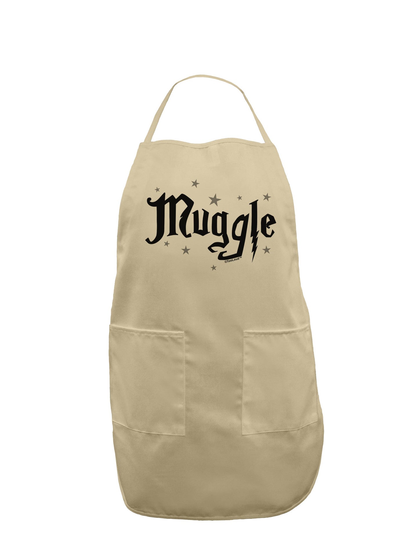 Muggle Adult Apron-Bib Apron-TooLoud-Stone-One-Size-Davson Sales