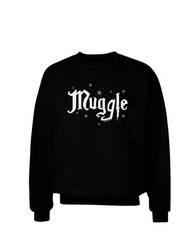 Muggle Adult Dark Sweatshirt-Sweatshirts-TooLoud-Black-Small-Davson Sales