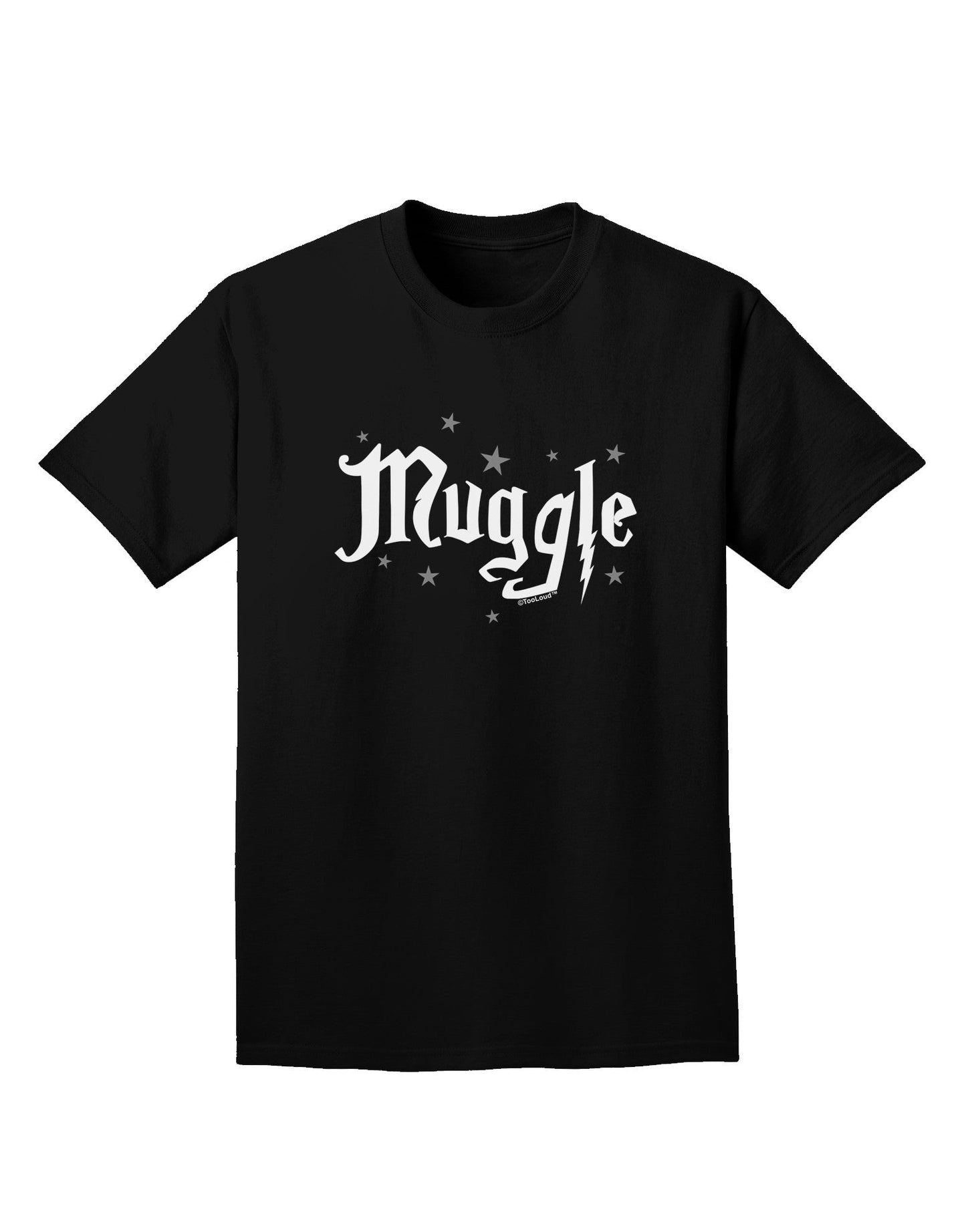 Muggle Adult Dark T-Shirt-Mens T-Shirt-TooLoud-Black-Small-Davson Sales