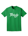 Muggle Adult Dark T-Shirt-Mens T-Shirt-TooLoud-Kelly-Green-Small-Davson Sales