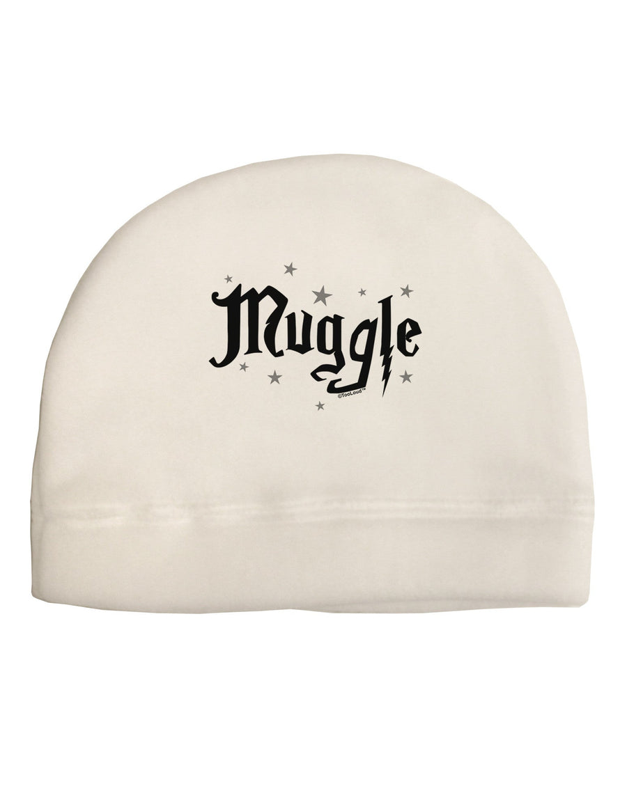 Muggle Adult Fleece Beanie Cap Hat-Beanie-TooLoud-White-One-Size-Fits-Most-Davson Sales