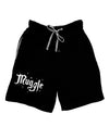 Muggle Adult Lounge Shorts-Lounge Shorts-TooLoud-Black-Small-Davson Sales