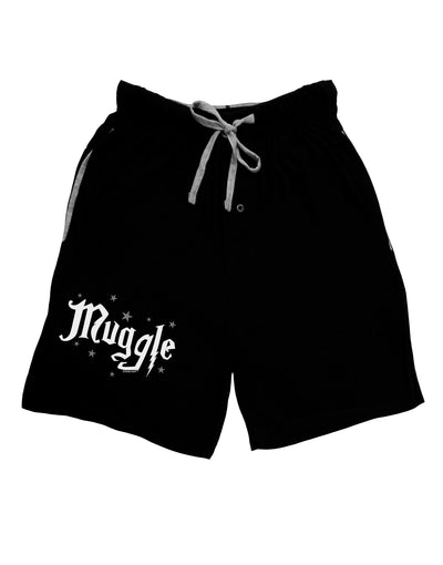 Muggle Adult Lounge Shorts-Lounge Shorts-TooLoud-Black-Small-Davson Sales