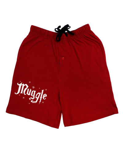 Muggle Adult Lounge Shorts-Lounge Shorts-TooLoud-Red-Small-Davson Sales