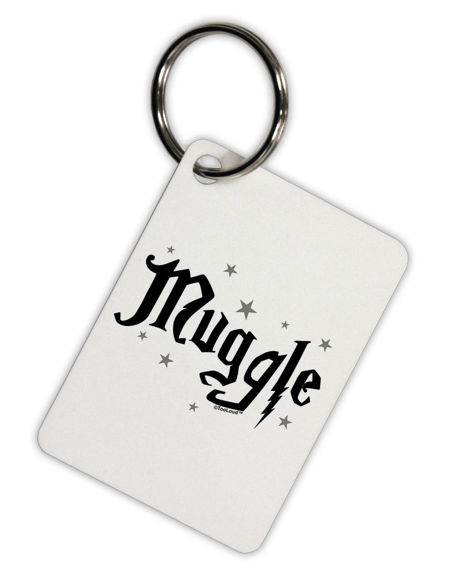 Muggle Aluminum Keyring Tag-Keyring-TooLoud-White-Davson Sales