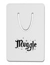 Muggle Aluminum Paper Clip Bookmark-Bookmark-TooLoud-White-Davson Sales