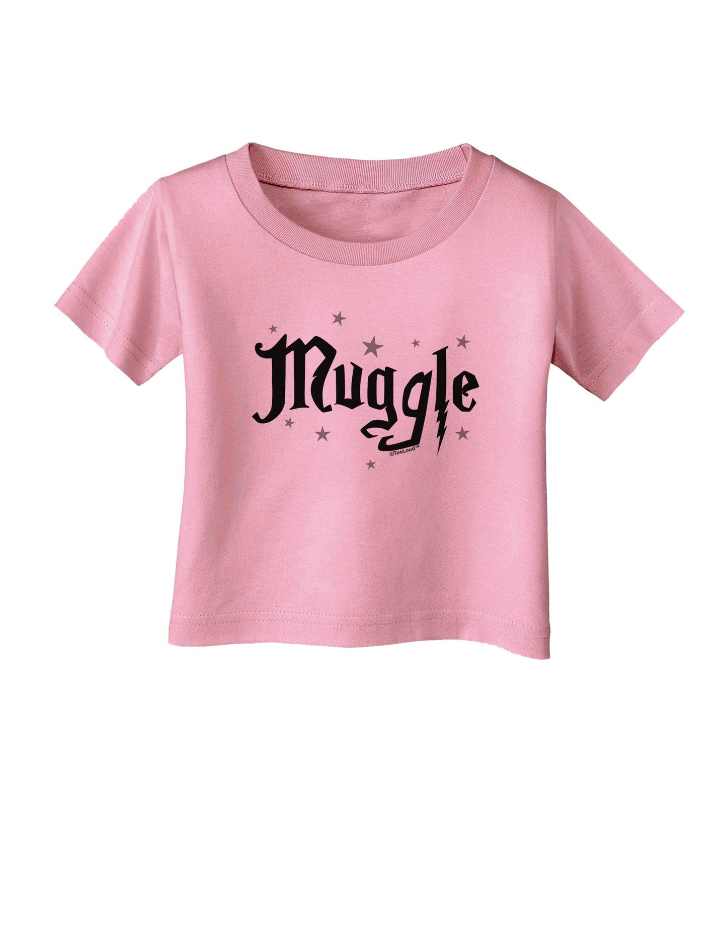Muggle Infant T-Shirt-Infant T-Shirt-TooLoud-Candy-Pink-06-Months-Davson Sales