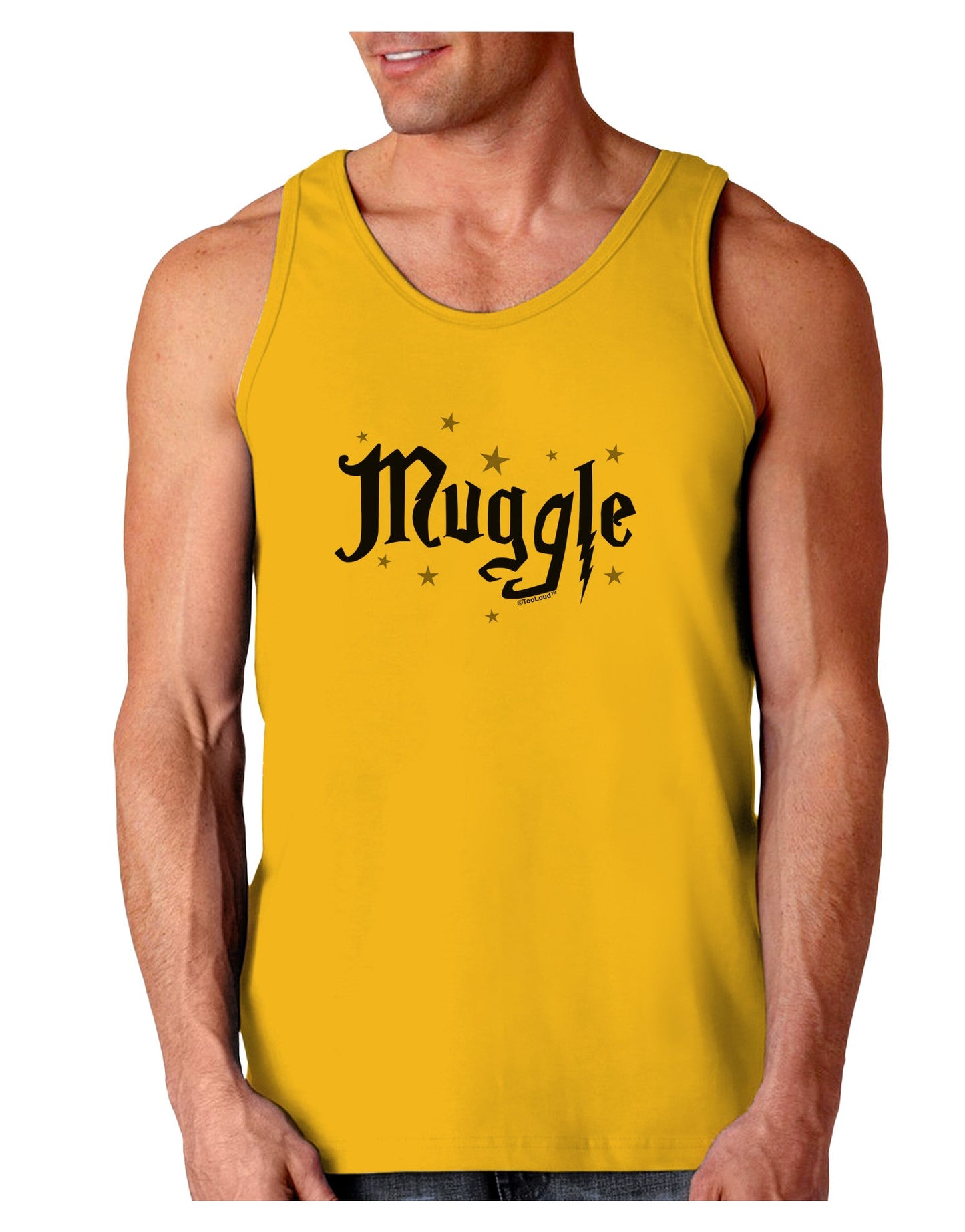 Muggle Loose Tank Top-Loose Tank Top-TooLoud-Gold-Small-Davson Sales