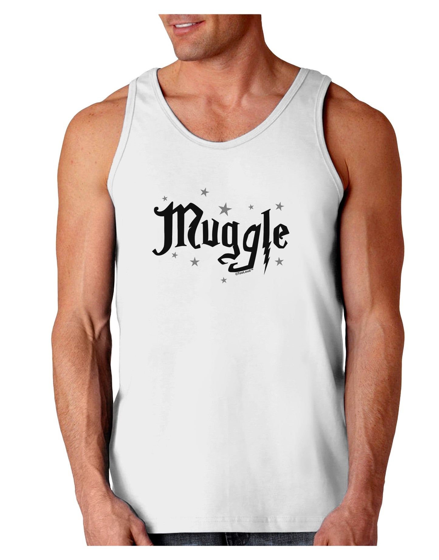 Muggle Loose Tank Top-Loose Tank Top-TooLoud-White-Small-Davson Sales