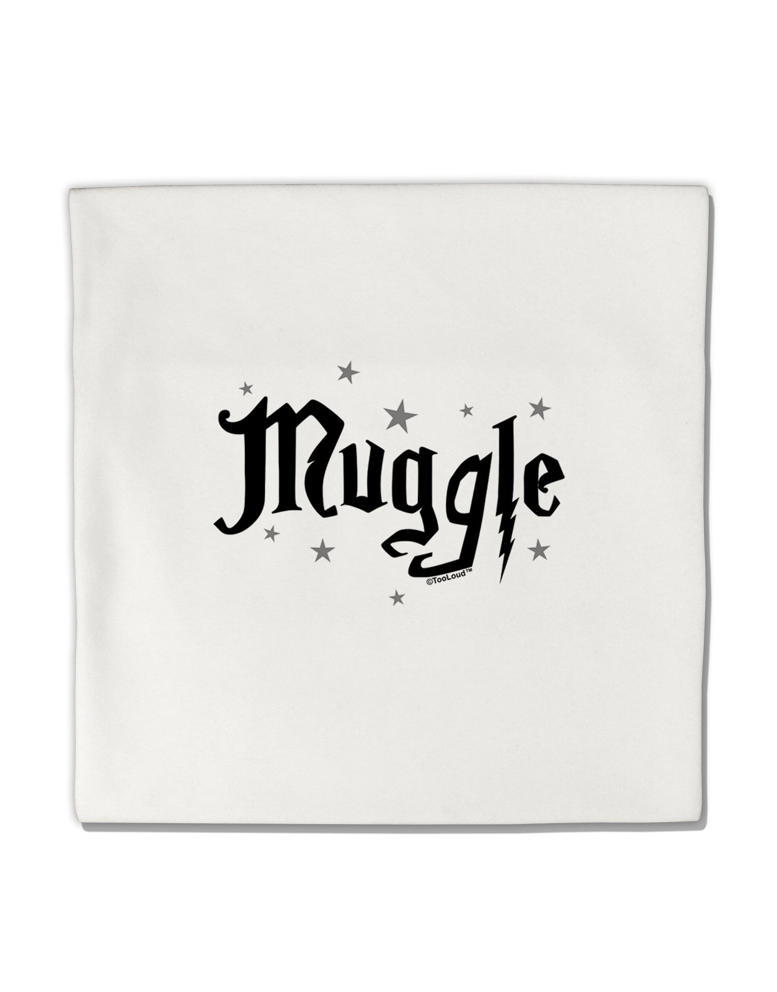 Muggle Micro Fleece 14"x14" Pillow Sham-Pillow Sham-TooLoud-White-Davson Sales