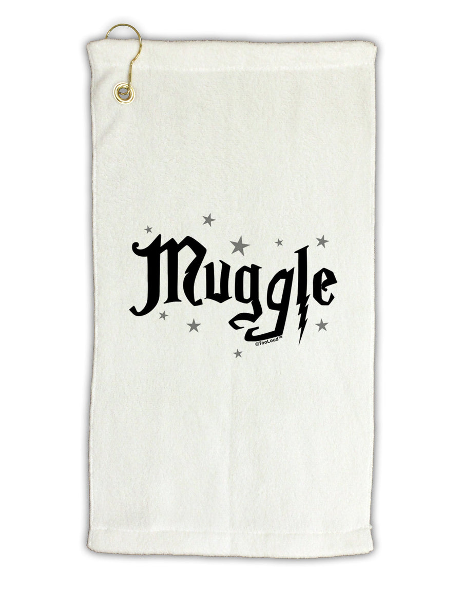 Muggle Micro Terry Gromet Golf Towel 16 x 25 inch-Golf Towel-TooLoud-White-Davson Sales