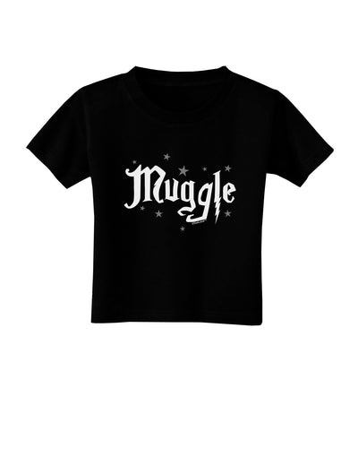 Muggle Toddler T-Shirt Dark-Toddler T-Shirt-TooLoud-Black-2T-Davson Sales