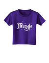 Muggle Toddler T-Shirt Dark-Toddler T-Shirt-TooLoud-Purple-2T-Davson Sales