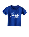 Muggle Toddler T-Shirt Dark-Toddler T-Shirt-TooLoud-Royal-Blue-2T-Davson Sales