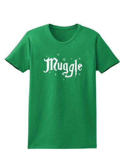 Muggle Womens Dark T-Shirt-TooLoud-Kelly-Green-X-Small-Davson Sales