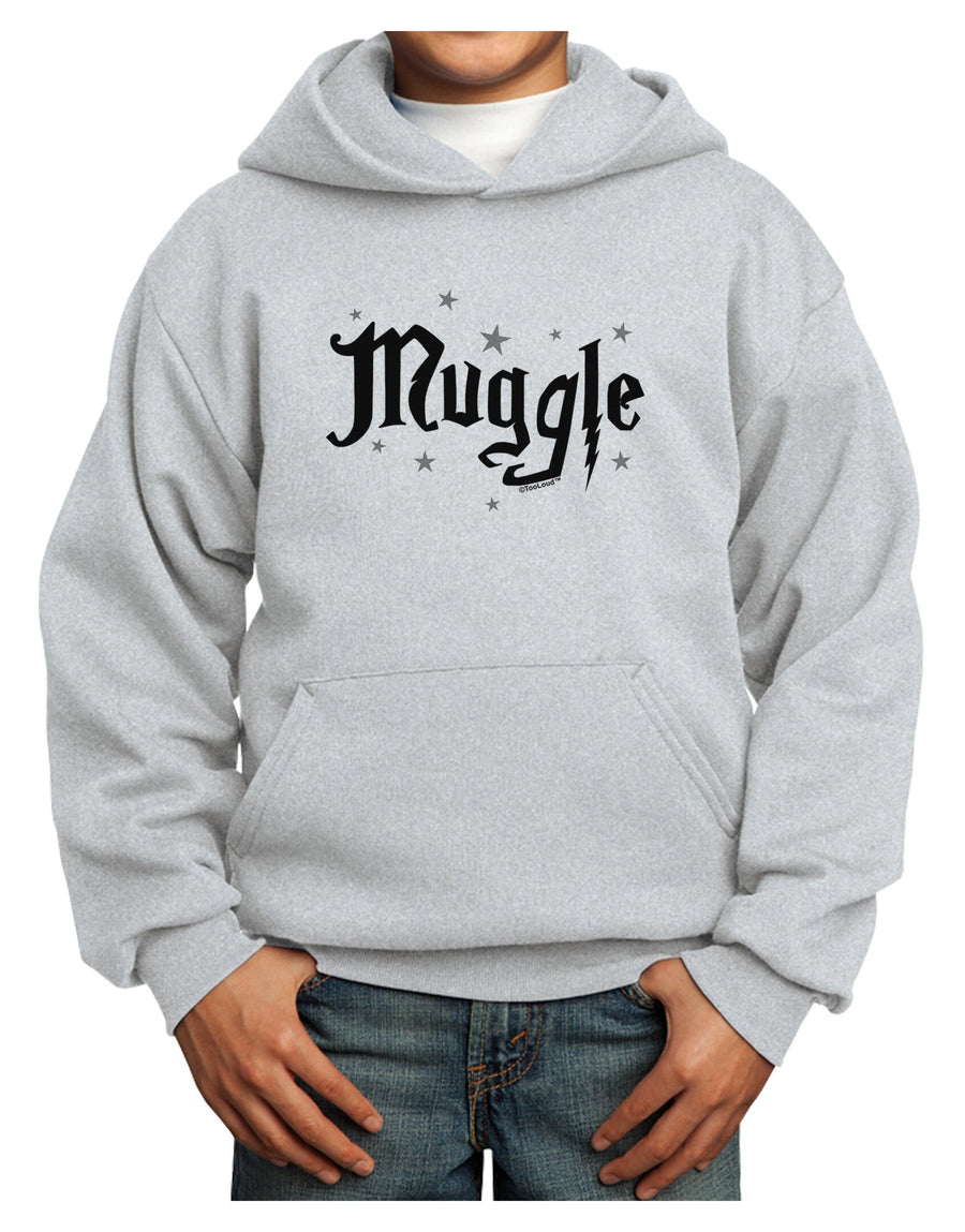 Muggle Youth Hoodie Pullover Sweatshirt-Youth Hoodie-TooLoud-White-XS-Davson Sales