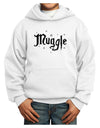 Muggle Youth Hoodie Pullover Sweatshirt-Youth Hoodie-TooLoud-White-XS-Davson Sales