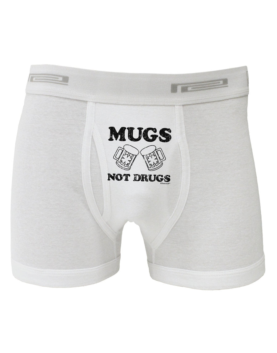 Mugs Not Drugs Boxer Briefs by TooLoud-Boxer Briefs-TooLoud-White-Small-Davson Sales