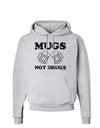 Mugs Not Drugs Hoodie Sweatshirt by TooLoud-Hoodie-TooLoud-AshGray-Small-Davson Sales